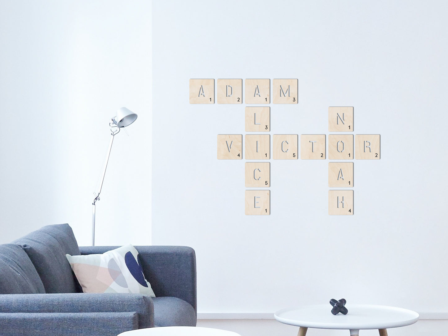 HOUTEN WANDDECORATIE - LETTER TEGELS - Wordfeud - Woordfeud