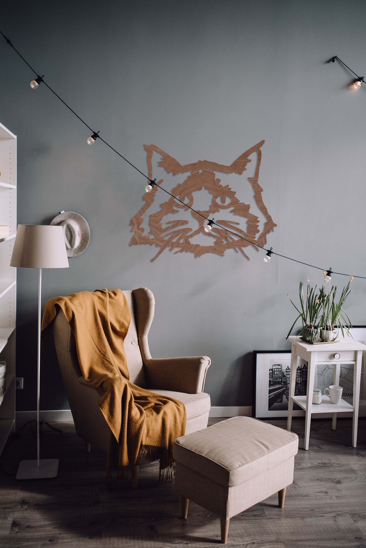Wooden wall decoration - Cat - Cat - Ragdoll