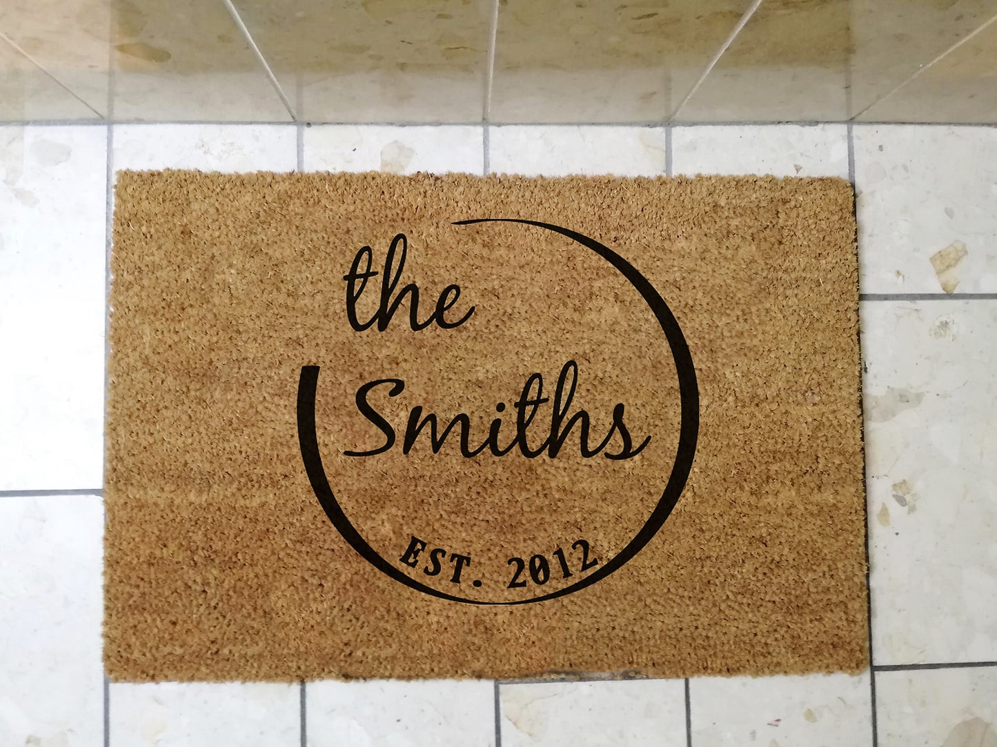 Customizable doormat