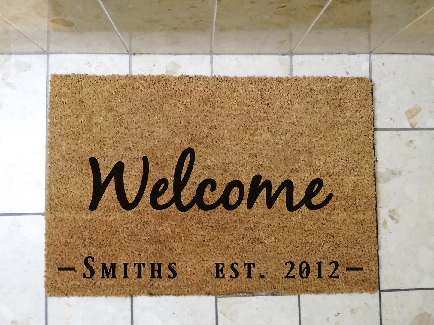 Customizable doormat