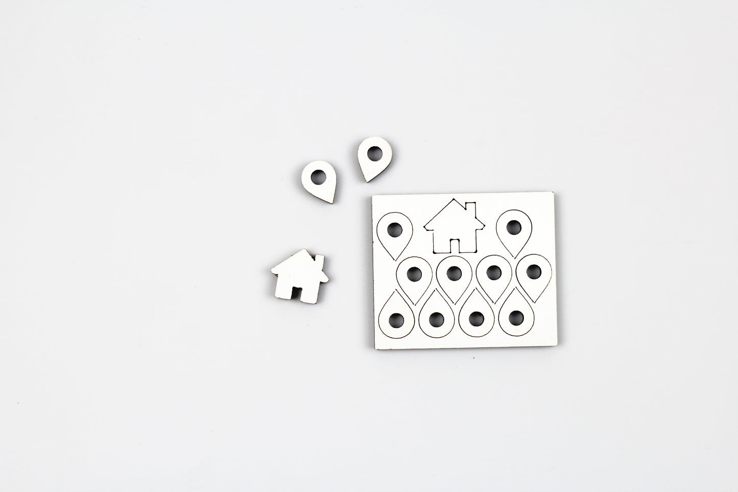 Pins voor wereldkaart / landkaart / stadskaart