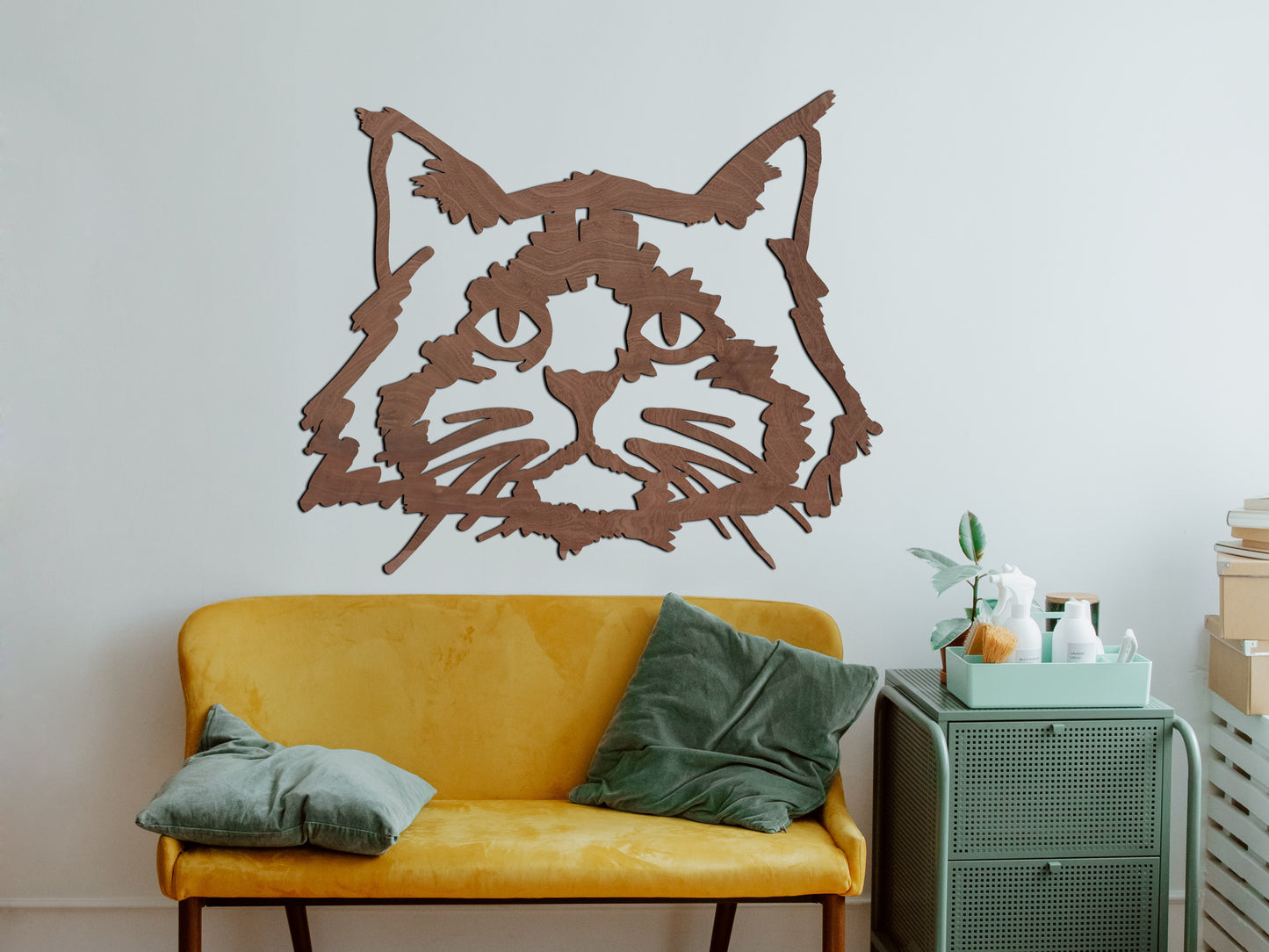 Wooden wall decoration - Cat - Cat - Ragdoll