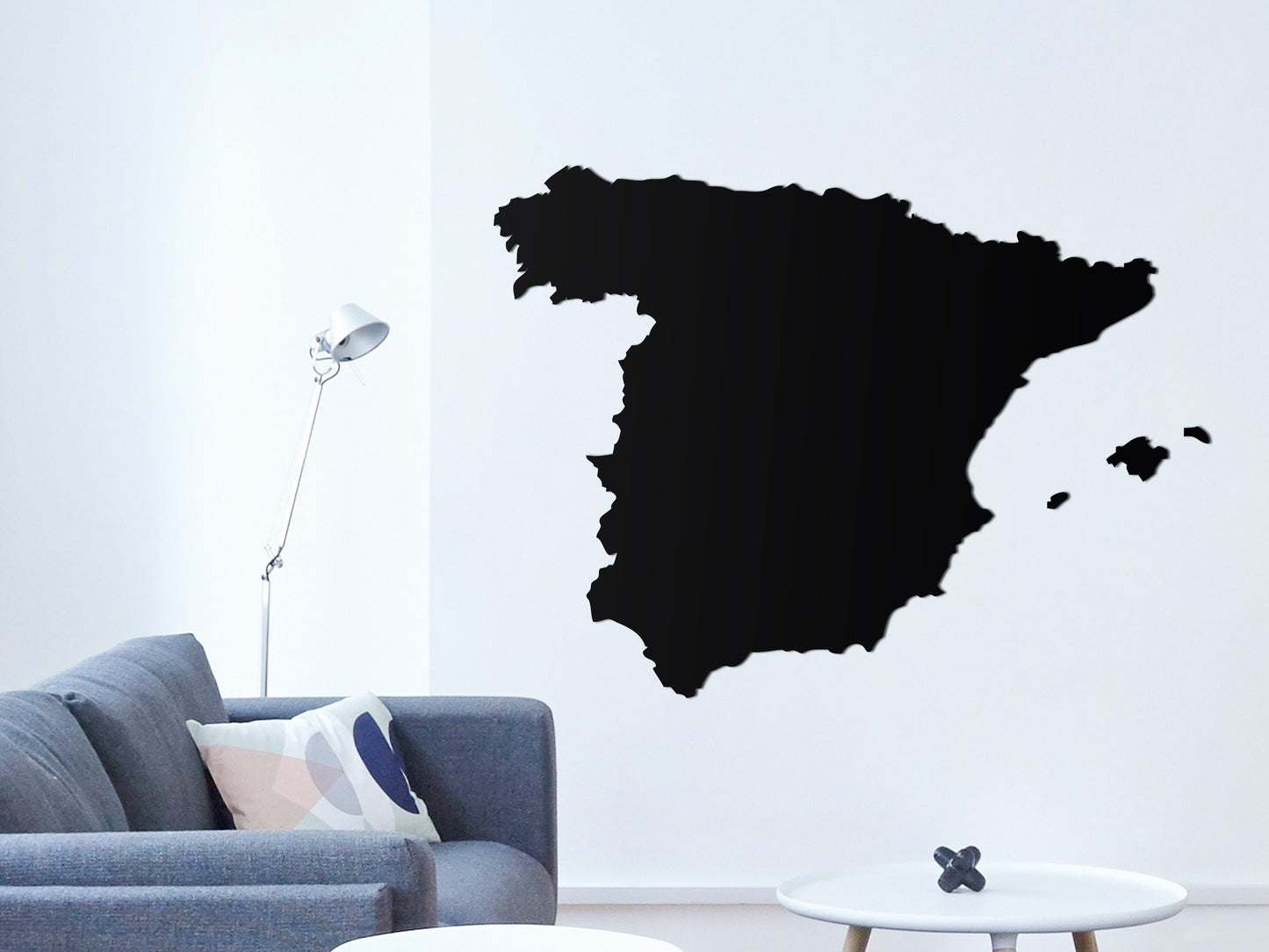 Houten landkaart - Spanje