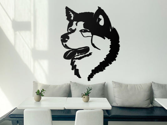 Houten wanddecoratie - Akita Inu / Shiba