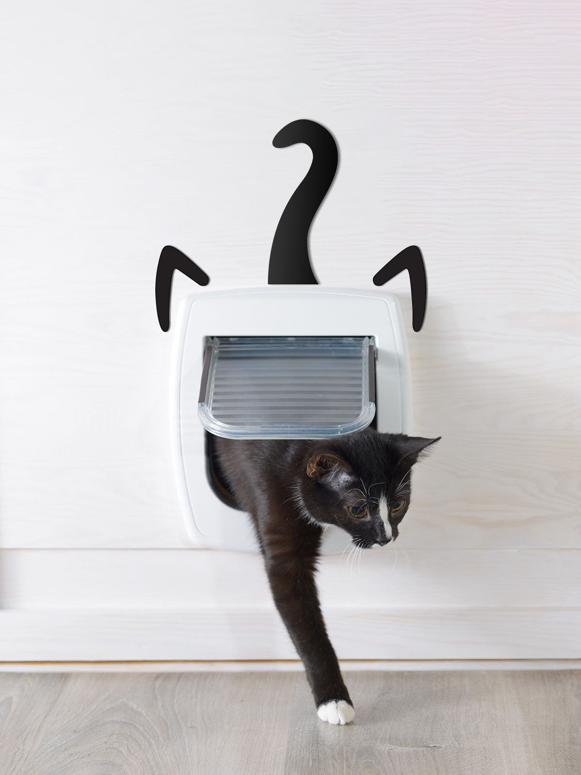 Cat Flap Decoration - Tail and Ears
