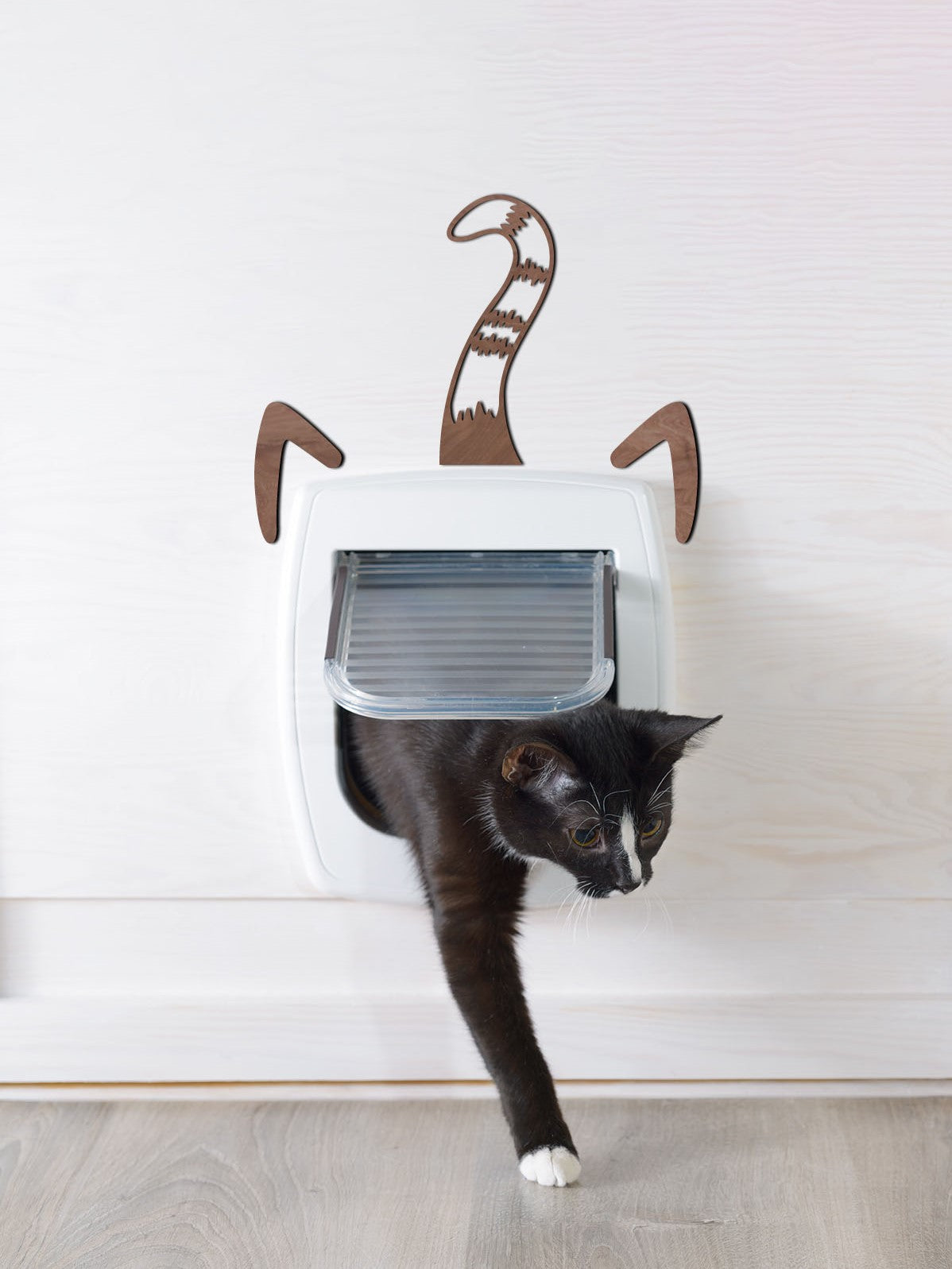 Cat Flap Decoration - Tail and Ears