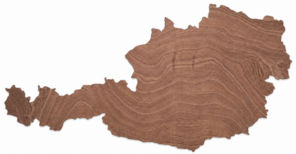 Wooden map - Austria