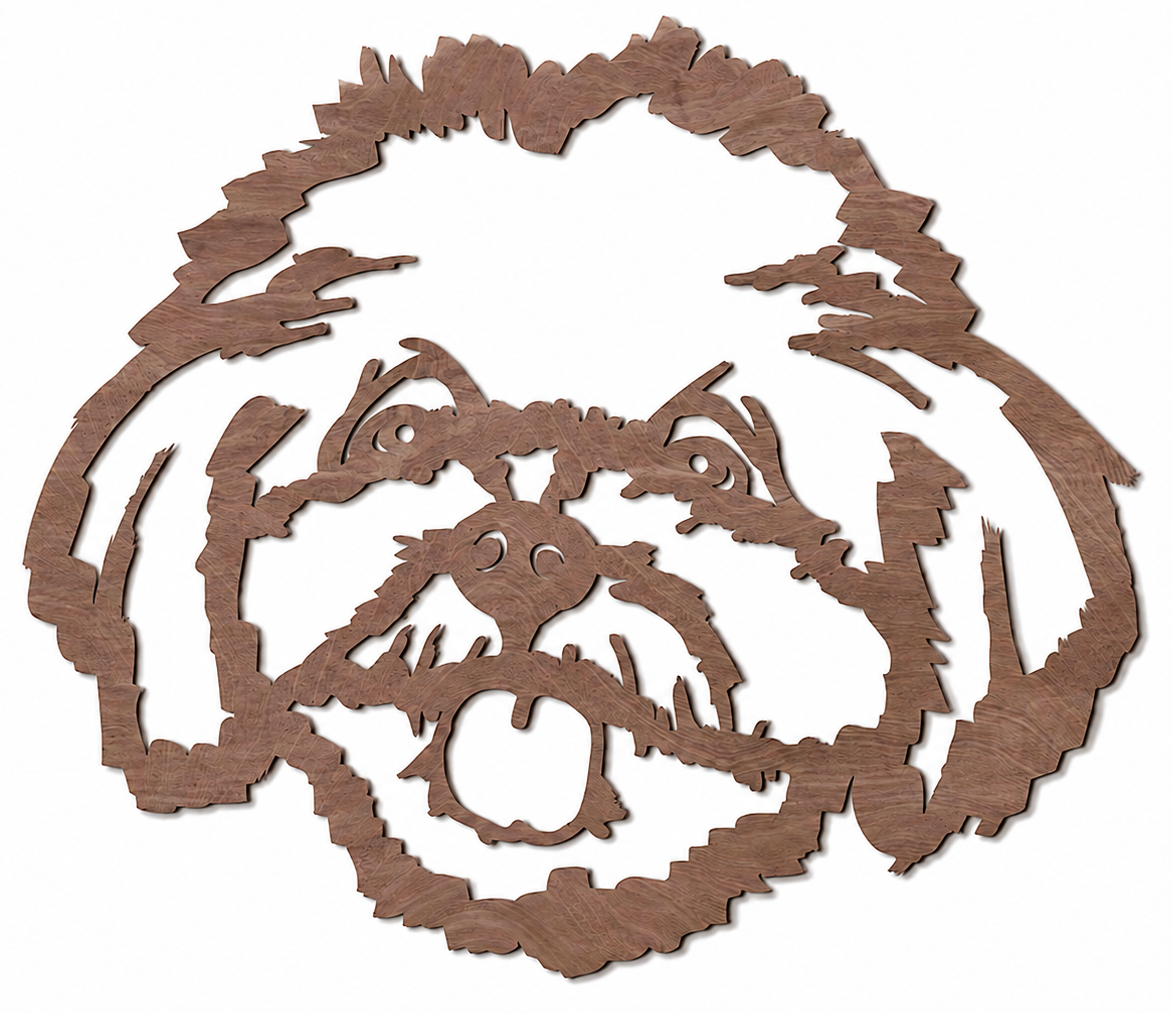 Houten wanddecoratie - Maltezer