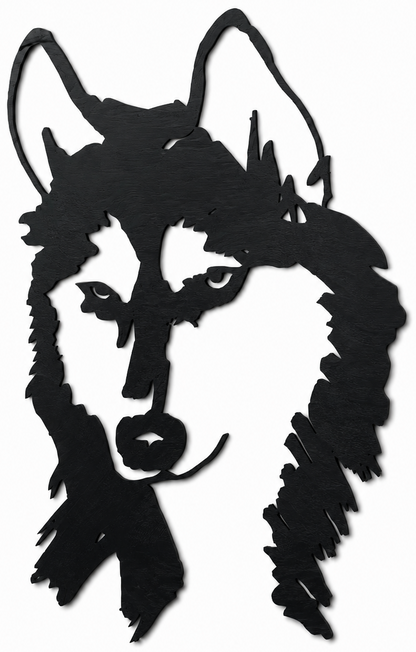 Wooden wall decoration - Husky