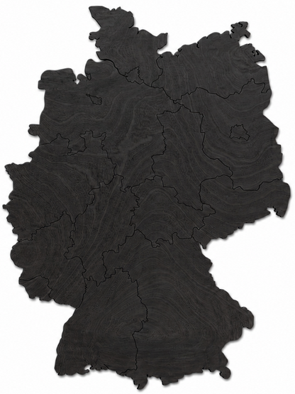 Wooden map - Germany