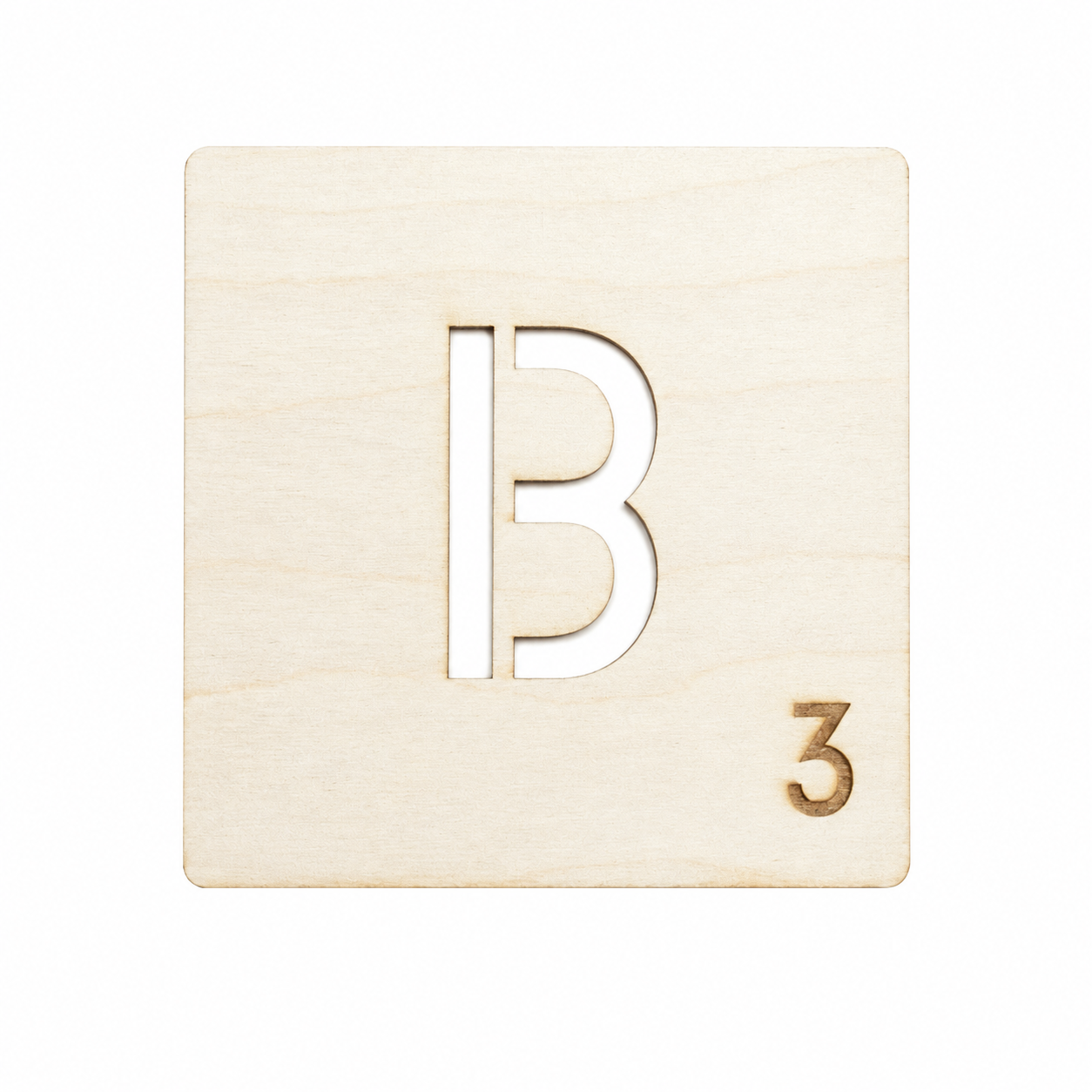 Décoration murale en bois - Lettres en carreaux - Wordfeud - Wordfeud