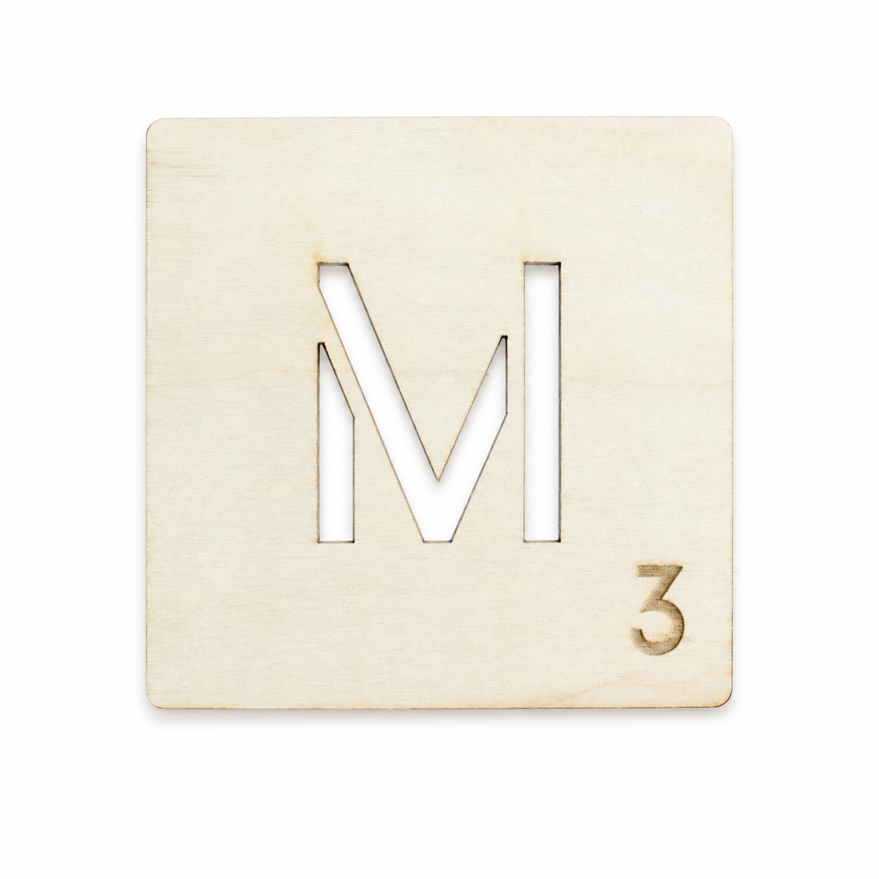 Décoration murale en bois - Lettres en carreaux - Wordfeud - Wordfeud