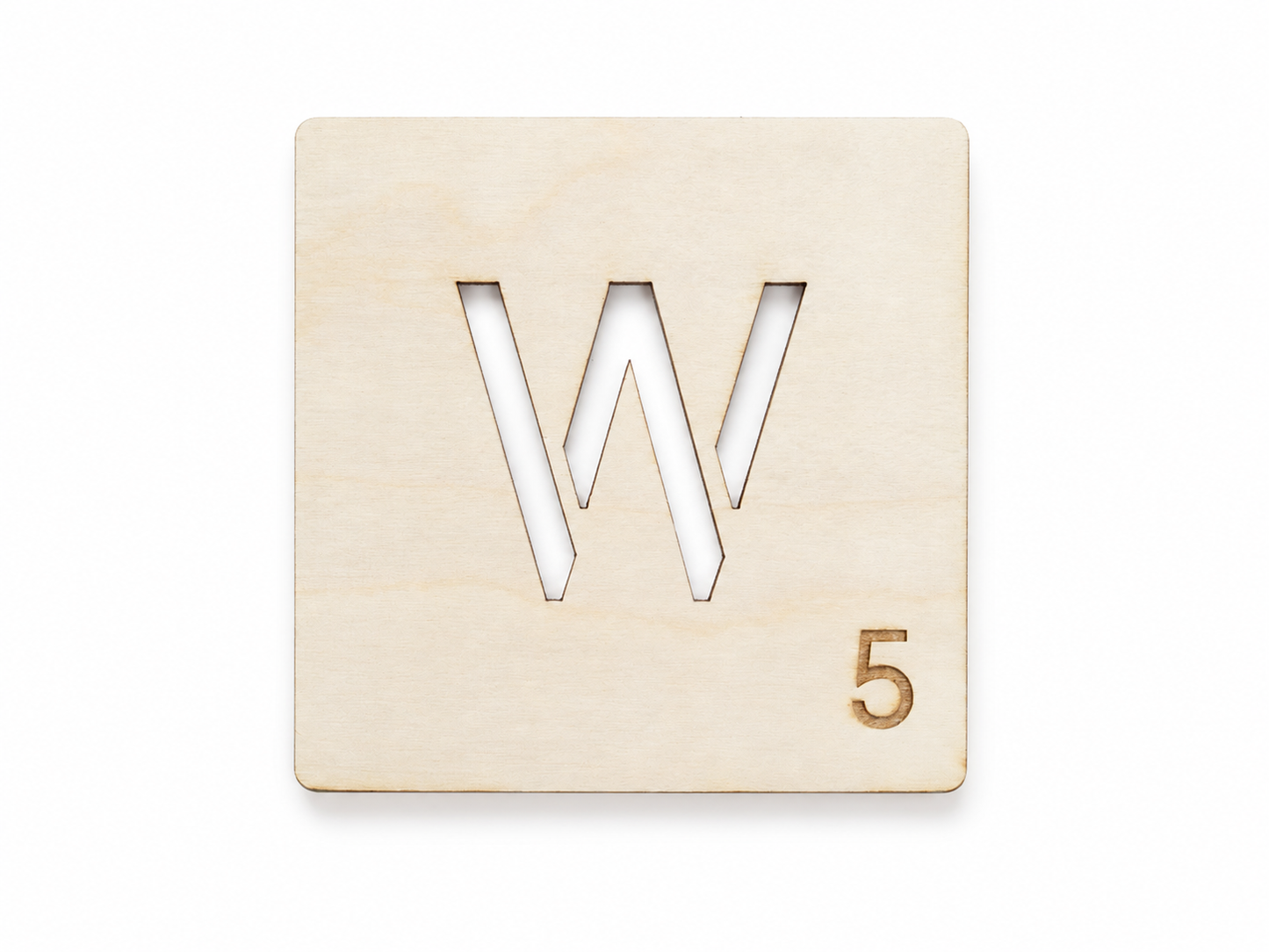 Décoration murale en bois - Lettres en carreaux - Wordfeud - Wordfeud