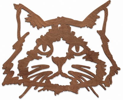 Wooden wall decoration - Ragdoll / cat