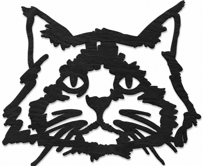 Wooden wall decoration - Ragdoll / cat