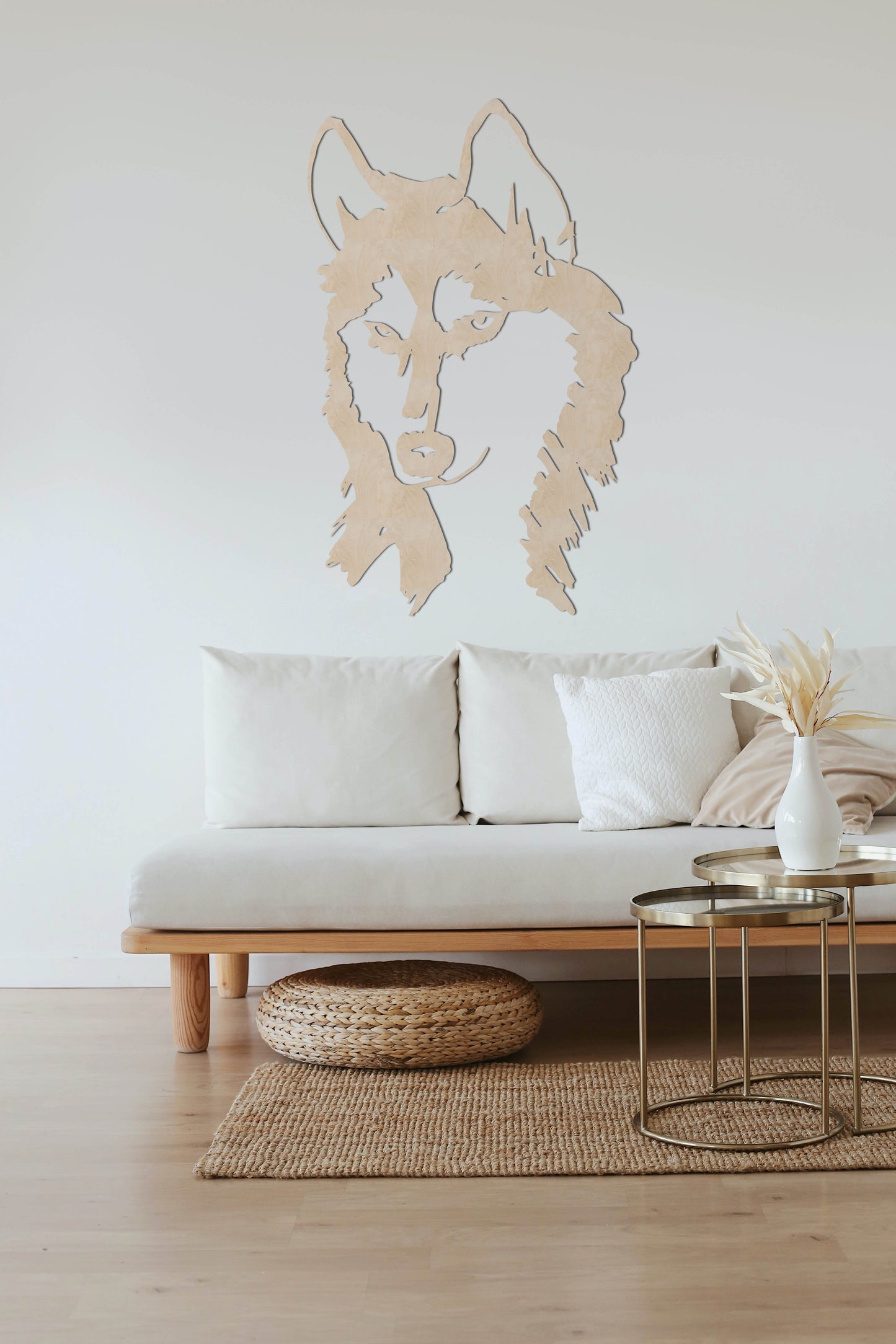 Wooden wall decoration - Husky