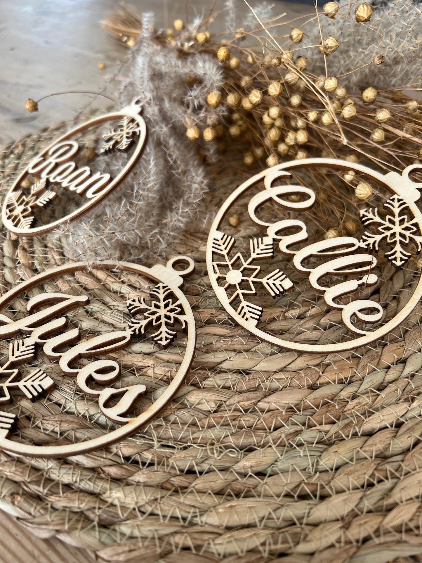 Personalized Christmas bauble with name