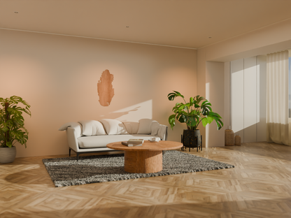 Houten landkaart - Qatar