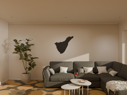 Houten landkaart - Tenerife