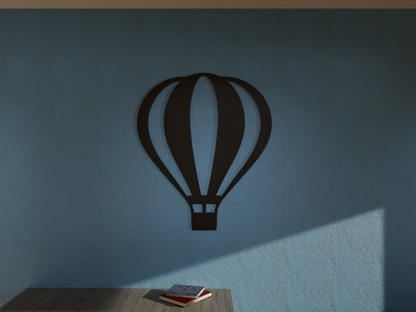 Houten Wanddecoratie - Luchtballon