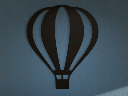 Houten Wanddecoratie - Luchtballon