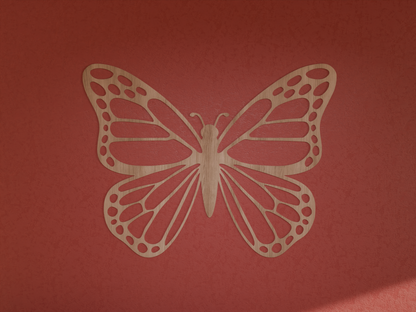 Houten wanddecoratie - Vlinder