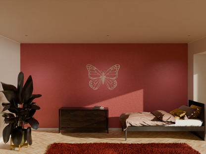 Houten wanddecoratie - Vlinder