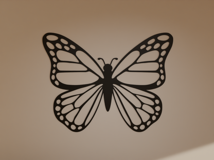 Houten wanddecoratie - Vlinder
