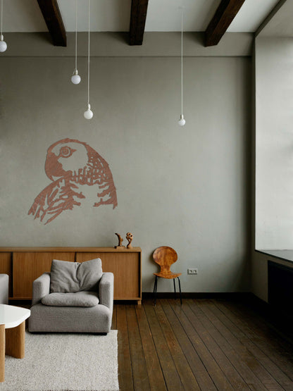 HOUTEN WANDDECORATIE / WOODEN WALL DECORATION - MUURDECORATIE / WALL ART - PAPEGAAI / PARROT - ZWART / BLACK - VOGELS / BIRDS - DESIGN WANDFIGUUR - TRENDY & HIP WOONKAMER  deco muurdeco houtenmuurdecoratie decoration decoratie eyecatcher uniek decorationinterieur hout shoplokaal huisdecoratie parrots pet huisdieren animals  parrotdecor interieur interior style wooninspiratie