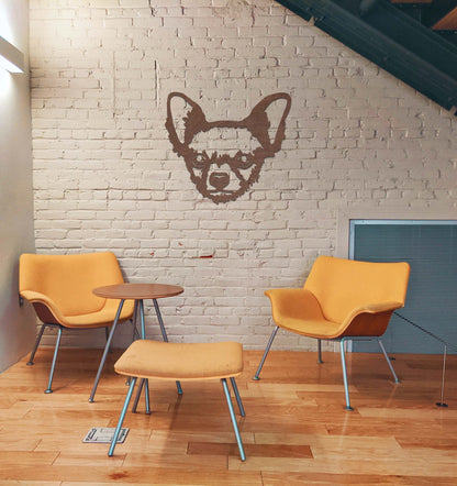 Wooden wall decoration - Chihuahua