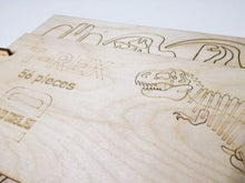 Dino T-rex  3D Puzzel - houten bouwpakket