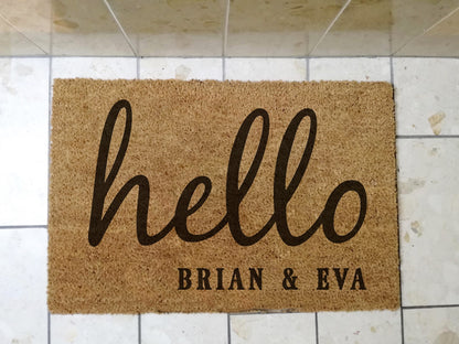 Customizable doormat