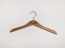 Children's clothes hanger with your own text