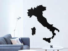 Muurdecoratie kaart van Italië