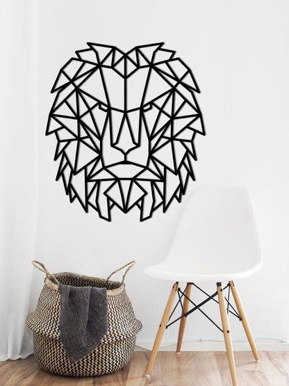 Wooden wall decoration - Lion