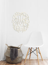 Houten wanddecoratie - Leeuw