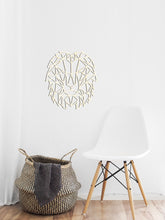 Houten wanddecoratie - Leeuw