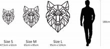 Wooden wall decoration - Wolf