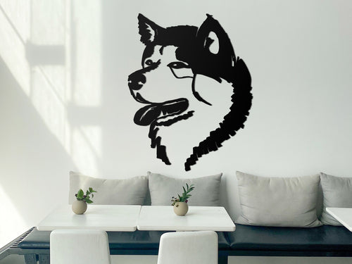 Houten wanddecoratie - Akita/ Shiba - Hond / Dog