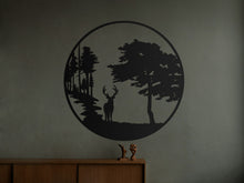 Wooden Wall Decoration - Deer in the Woods