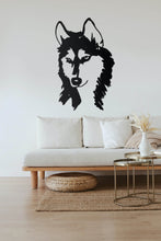 Houten wanddecoratie - Husky