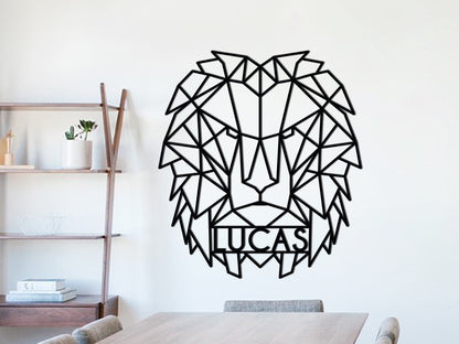 Wooden wall decoration - Lion