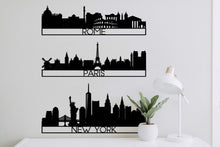 Houten Wanddecoratie - Skyline - Paris