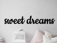 Houten Wandecoratie  voor kinderkamer - Wandtekst "Sweet dreams"